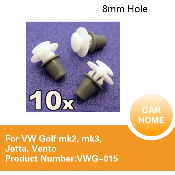 10X สำหรับ VW Side Moulding Strip & Wheel Arch Trim ClipsMk2กอล์ฟ,Mk3, Jetta, Vento Lazada.co.th