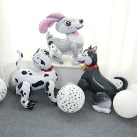 【CC】 1pc Walking Dog Balloons Assemble Foil Helium Globos Birthday Decoration Supplies Kids