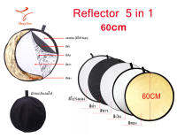 สตูดิโอถ่ายภาพแสงกระจกพับได้ Reflector 5in1 60ซม/80ซม/110ซม   มี3ขนาดให้เลือกได้ Photo Studio Light Folding Mirror Reflector 5in1 60cm / 80cm / 110cm (we have 3 sizes for choosing)