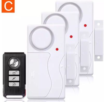 สัญญาณกันขโมยไร้สาย เตือนภัยบ้าน SECURITY Door Window Wireless Alarm