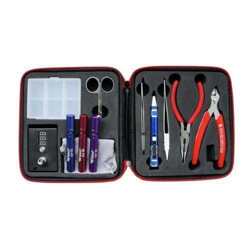 DIY Coil Master VAPE Bag Coil KIT TOOL SET Coil Jig ohm Meter Ceramic