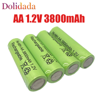 100 ของแท้1.2 V AA Battery, AA Battery Ni MH 3800 mAh Battery, can be used for LED, MP3 Light, Microphone, CA Toy