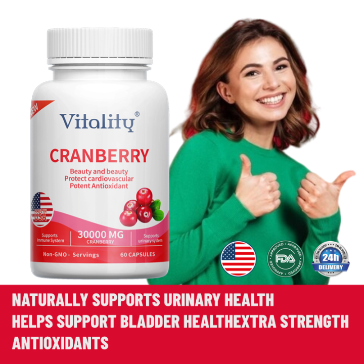 Organic Cranberry Pills 501 Concentrate Equals 30,000mg of Fresh