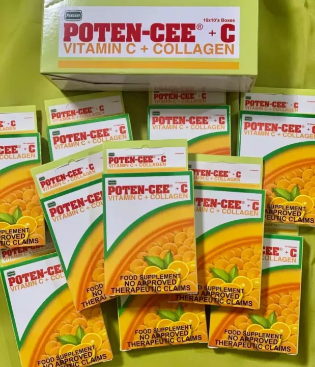 VITAMIN C + COLLAGEN CAPSULE (POTENCEE + C) Lazada PH