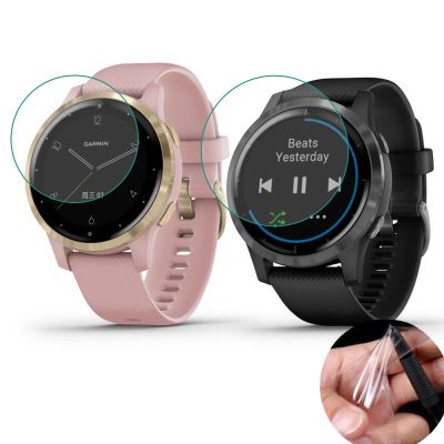 5x Soft Clear Protective Film Guard For Garmin Vivoactive 4/4S GarminActive S Watch Vivoactive4 Screen Protector Cover (No Glass Nails  Screws Fastene