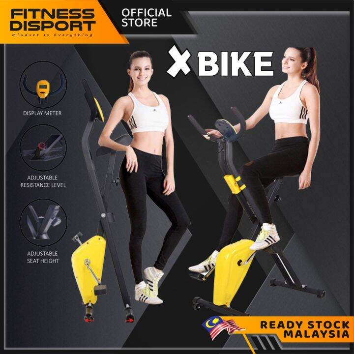 X Bike Fitness Exercise Cardio Bicycle Folding Bike Home Gym