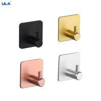 CW ULA Colorful Adhesive Wall HooksRobeWall Hanger forHat Coat Handbag MetalRackAccessories