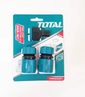 Total ชุดข้อต่อ ข้อต่อสวมเร็ว สายยางน้ำ 3 ตัวชุด ขนาด 12.7 mm รุ่น THWS030301 ( 3 Pcs Hose Quick Connectors Set )