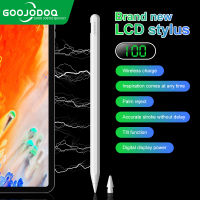 GOOJODOQ ปากกาสไตลัสพร้อม Palm Rejection Digital Power Display iPad Pencil สําหรับ iPad 2018 - 2023 สําหรับ iPad Air4 Air5 iPad Pro 11/12.9 7th 8th 9th 10th