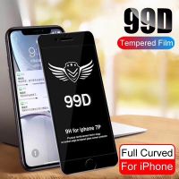 กระจกนิรภัยกันรอยหน้าจอ 99D สําหรับ iphone 14 13 12 11 Pro Max X XR XS Max 6 6s 7 8 Plus SE 2020