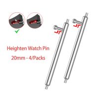 “：{+ Heighten Rod 4Pcs 20Mm Watch Band Spring Bars Stainless Steel Pins Repair Watchmaker Tools Watch Accessories 150S 178S Needle