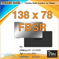 Wham Bam Flexible Build System for Resin 138x78mm Creality LD-002R , NOVA3D Elfin , Zortrax Inkspire