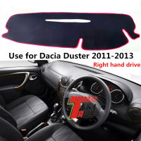 Taijs ขวามือไดรฟ์แผงควบคุมรถเสื่อ Dash-Mat สำหรับ Dacia แปรง2009 2010 2011 2012 2013ภายใน Pad เบาะพรม