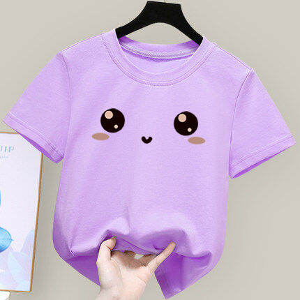 Xxxpornvidio Baby - kids tshirt girl Baby Xxx Big kids Big Girls Short Sleeve T-shirt Small  Eyes Print Basic Design Tshirt Budak Perempuan åˆ›æ„Tæ¤ | Lazada