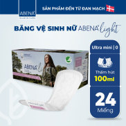 Băng vệ sinh hằng ngày Abena Light Ultra Mini 0- lõi giấy tươi cao cấp