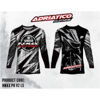 2023 design  motorcycle adriatico jersey " yamaha nmax philippines " Long Sleeve t-shirt &amp; ，Can be customization