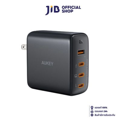 ADAPTER CHARGER (อะแดปเตอร์) AUKEY ADAPTER WALL CHARGER 100W OMNIA II (PA-B7S) BLACK