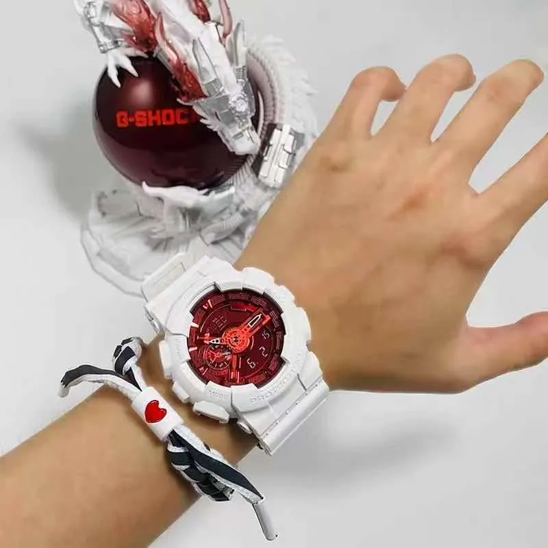 G shock shop white red