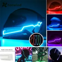 2Pcs Motorcycle Helmet Night Riding Flashing Sticker