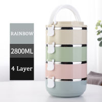 Stainless Steel Lunch Japanese Bento Multi-Layer Food Picnic Office Kids Workers School Portable Thermal Lunch