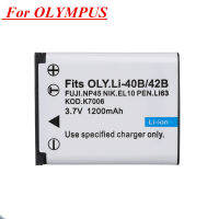 (มีในสต็อก) Li-40B ลิเธียม Bateria สำหรับกล้องดิจิตอล Olympus แบตเตอรี่ Li-Ion 3.7V 1200MAh แบตเตอรี่แบบชาร์จไฟได้ IR-300 SP-700 TG-310 VH-210 **