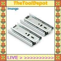 TheToolDepot 2ชิ้นลิ้นชักเลื่อน4 6 8นิ้วตู้อุปกรณ์เหล็กเครื่องตกแต่งบ้านรางถอด3ส่วนสำหรับลิ้นชักสไลด์ขนาดเล็ก