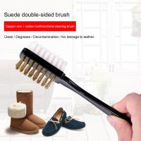 1Pc Double-sided Cleaning Brush For Suede Nubuck Shoes Steel With Plastic Rubber Boot Cleaner Rubber Eraser Set Home Accessories Shoes Accessories