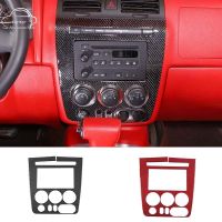 For Hummer H3 2005-2009 Soft Carbon Fiber Car Styling Center Control Panel Decoration Sticker Interior Modification Accessories