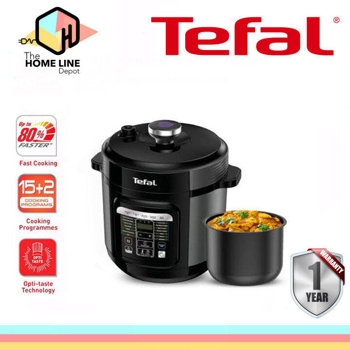 TEFAL HOME CHEF SMART ELECTRIC PRESSURE COOKER 6L CAPACITY CY601D Lazada PH