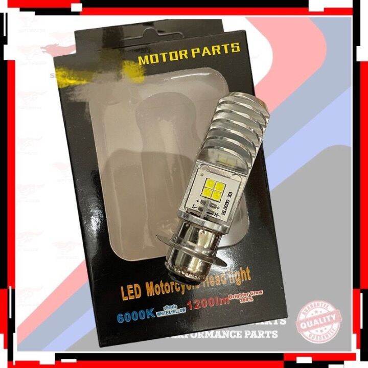 BGL Motorcycle Headlight Bulb Super White Led T19 For Xrm, Wave, Mio ...