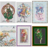 【CC】 Dancing girl and fairy series Stich Embroidery set drawing Needlework PDF by Email