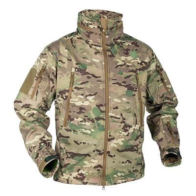 TOP☆Winter Military Fleece Jacket Men Soft Shell Tactical Waterproof Army Camouflage Coat Clothing Multicam Windbreakers