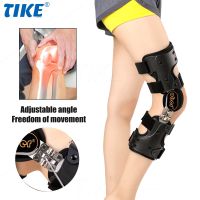 ✿♞ TIKE ROM Hinged Knee Brace Immobilizer Brace Leg Brace Orthopedic Patella Knee Support Orthosis Adjustable for Left or Right Leg