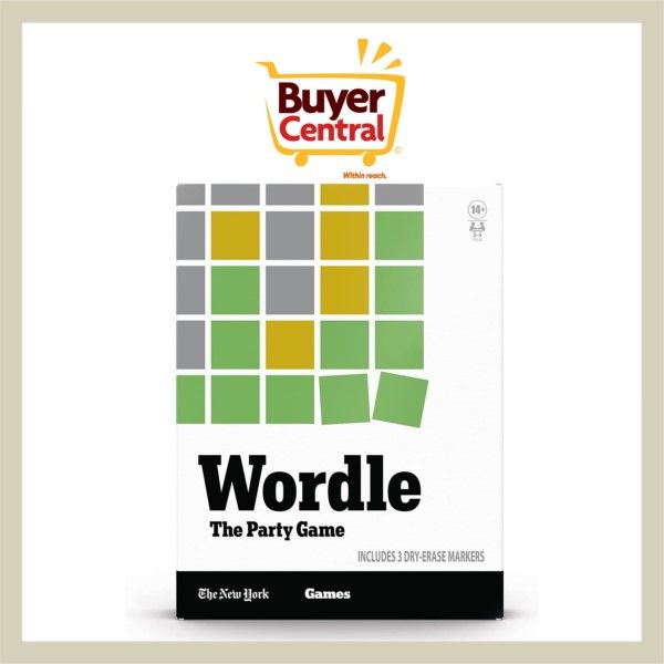 Buyer Central Wordle Party Game Word Guess Challenge Crossword