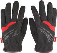 Milwaukee Unisex 48229712 Free Flex Gloves Large Size 9, Black, S Pack of 2 UK