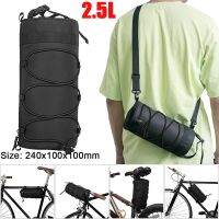 RZAHUAHU Bicycle Bag Bike Front Frame Storage 2.5L Basket Saddlebags Waterproof Multiple Pockets Bag Bicycle Accessories