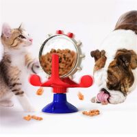 〖Love pets〗   Cat Toy Interactive Feeds Rotates With Multiple Design Elements Attract Cats Fun Leaking Ball Pet Accessories Turntable Game