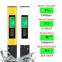 Water Quality TesterTDS Meter EC Meter Temperature Meter 3 in 1 Accurate fo Suitable Aquarium Swimming Pool