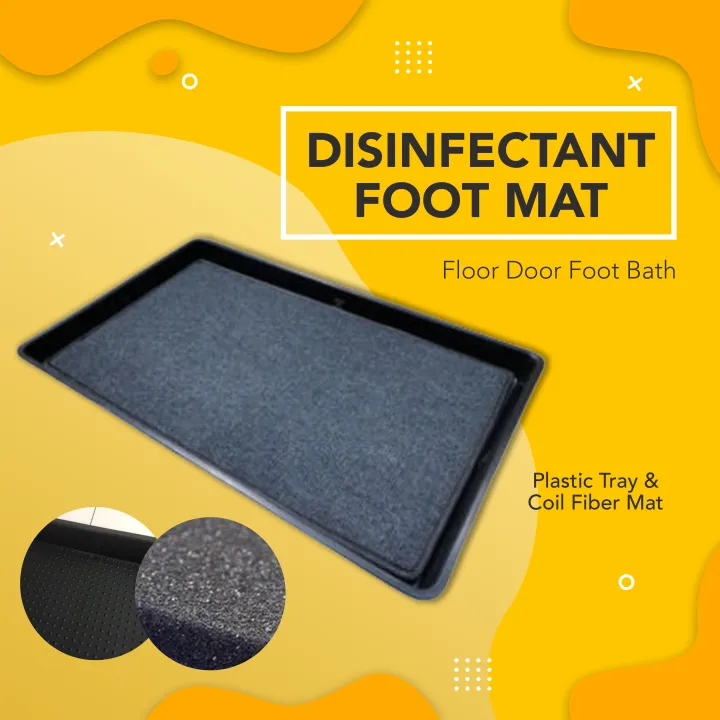 BUY 2 LESS 20 Foot Disinfectant Mat, DISINFECTING FOOT BATH MAT