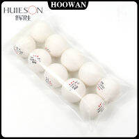 Huieson 10 PCS 3 Star New Material Table Tennis Ball 40+MM 2.8g ABS Plastic