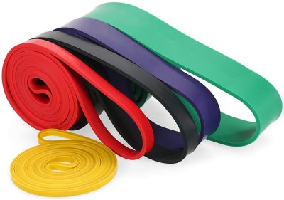 Fitness Band Pull Up Elastic Tape Heavy Duty Latex Rubber Resistance Loop Power Bands Set Home Gym Workout Expander Exercise Bands