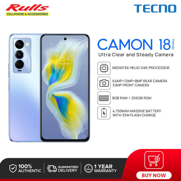 tecno camon 18 premier battery capacity