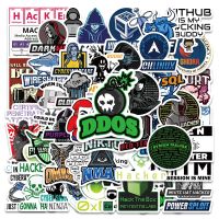 【CW】▬◇  50PCS Hacker Programming Network Stickers for Luggage Skateboard Laptop Motorcycle Helmet Car Sticker