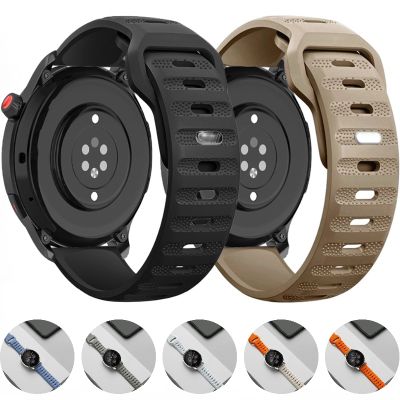 Tali silikon untuk jam tangan Samsung Galaxy tali silikon untuk Amazfit GTR 3 4/GTS 3 4 5 gelang pengganti untuk jam tangan Huawei 3 4/4 Pro
