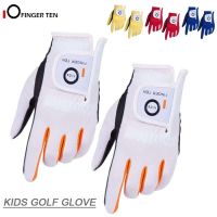 2 Pcs or Pair Breathable Great Grip Golf Gloves for Kids Junior Youth Toddler Boys Girls Dura Feel Left Hand Right Hand