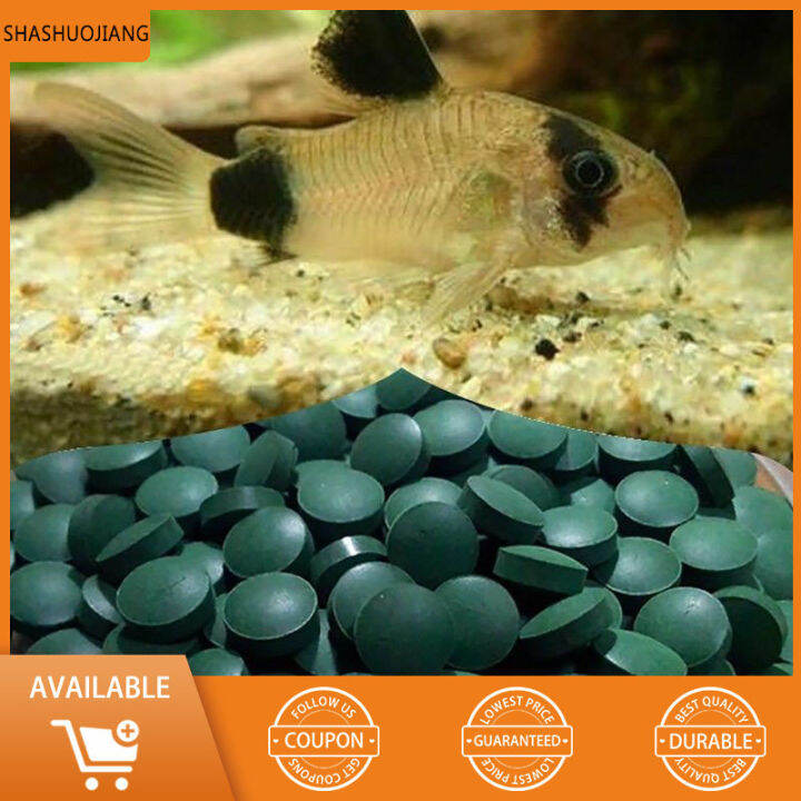 SPIRULINA Tablets Enrichment Favorite Food for Fish and Crystal Red