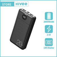 Kivee แบตสำรอง 20000mAh Power Bank ของแท้ 100% มาตรฐานมอก. เพาเวอร์แบงค์ พาเวอร์แบงค์ พาวเวอร์แบงค์20000 แบตเตอรี่สำรอง แท้ PowerBan