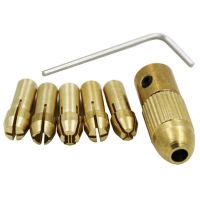 7Pcs/set Mini Drill Chucks Adapter 5.05mm Dremel Mini Drill Chucks Chuck Adapter Micro Collet Brass For Power Rotary Tool