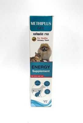 Methiplus gel เจลอาหารเสริมสำหรับสุนัขและ น้องเหมียวปรับสมดุลปัสสาวะ ขนาด 30 กรัม