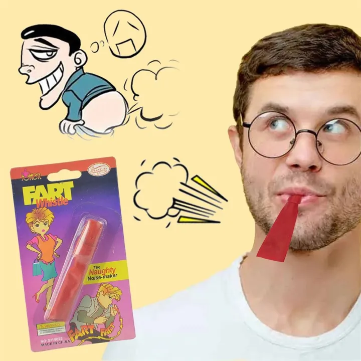 POUKL Funny Prank Tool Jokes Gags Noise Sound Tricky Toy Fart Whistle